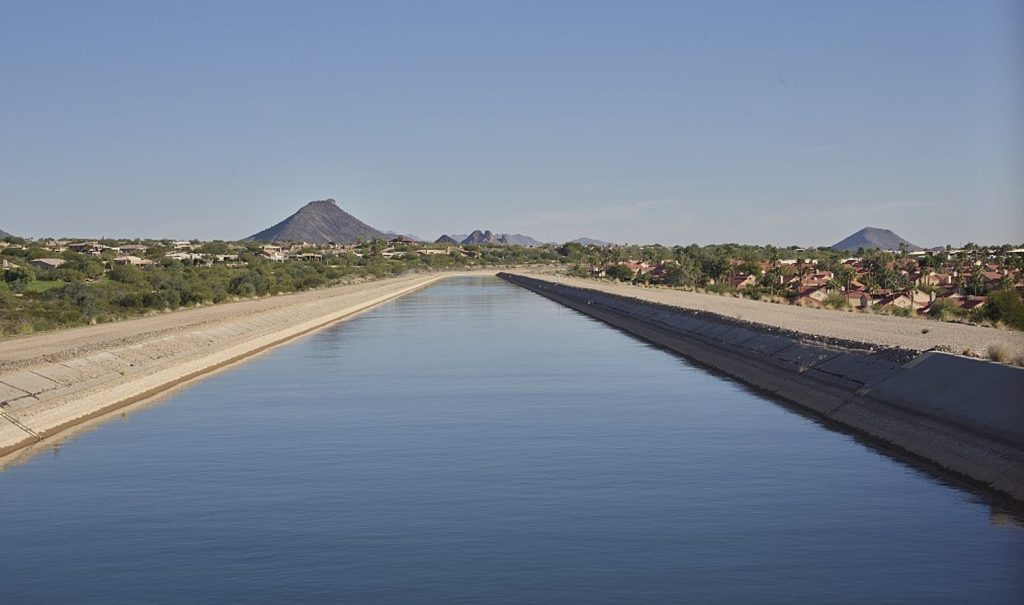 The Arizona Canal near Scottsdale [CREDIT: Carol M. Highsmith Archive Library of Congress Prints and Photographs Division